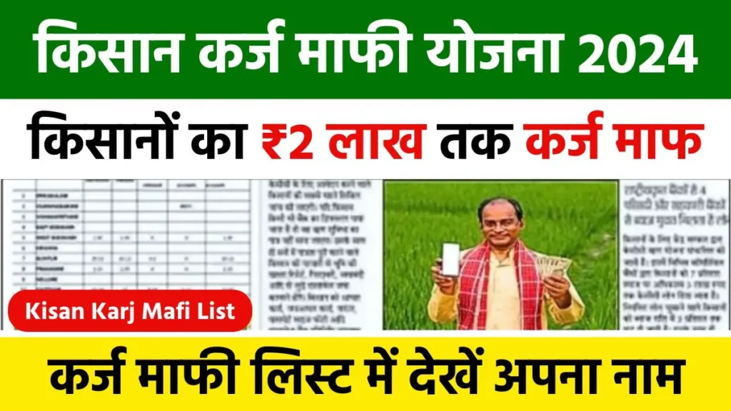 Kisan Karj Mafi List